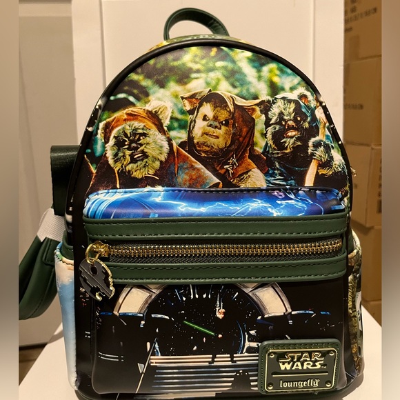 Loungefly Star Wars Scenes Return of the Jedi Mini Backpack - Picture 7 of 11